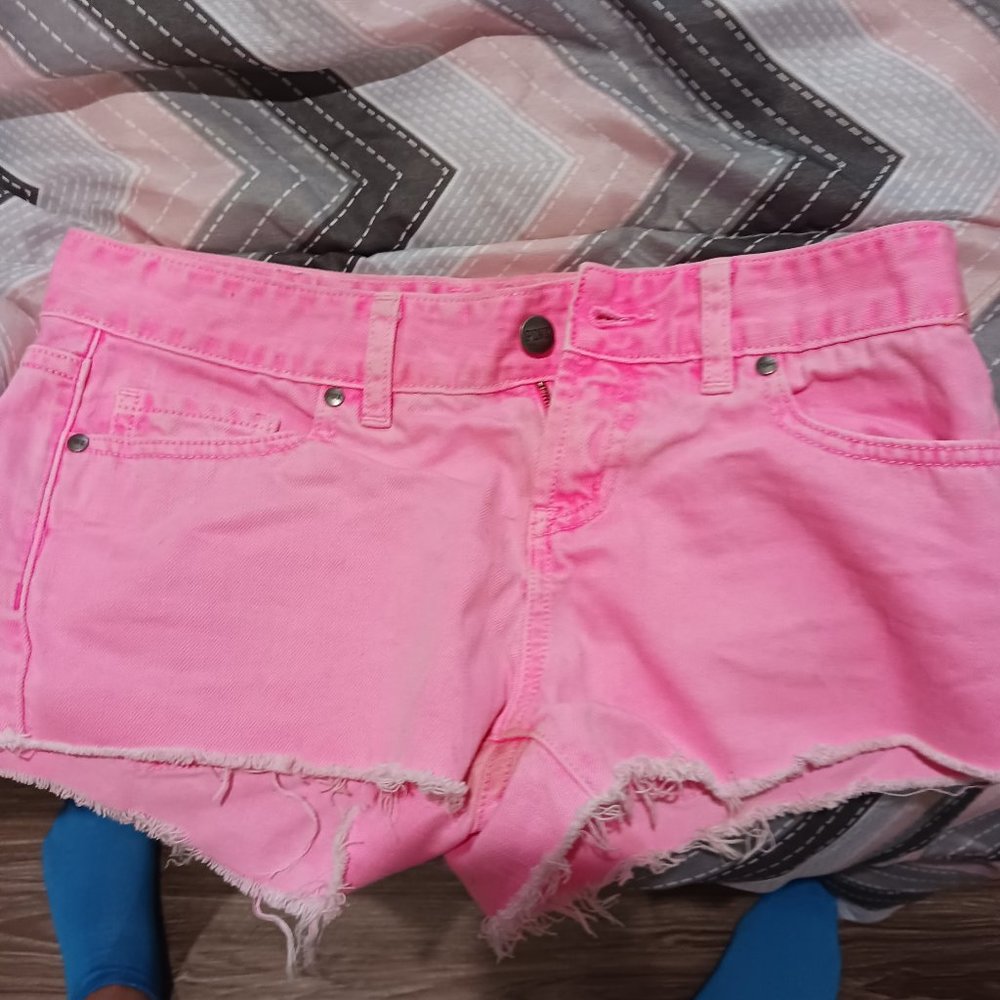 Victoria secret shorts size 2 pink and purple